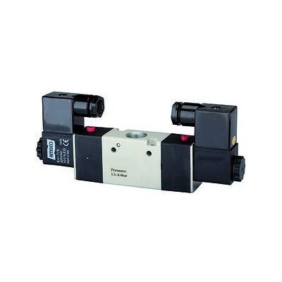 RIEGLER 116122-517.1505 Valvola elettropneo a 3/2 direzioni, 3 V, bistabile, G 3/8, 230 V, 50 Hz, 1 pezzo RIEGLER 116122-517.1505 Valvola elettropneo a 3/2 direzioni, 3 V, bistabile, G 3/8, 230 V, 50 Hz, 1 pezzo