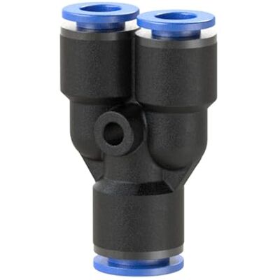 RIEGLER 109858-141.010 Connettore a Y serie blu, riduttore, diametro tubo 1 x 10/2 x 8, 1 pezzo RIEGLER 109858-141.010 Connettore a Y serie blu, riduttore, diametro tubo 1 x 10/2 x 8, 1 pezzo