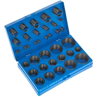 Sealey O-Ring in gomma, 407 pezzi, colore: Imperial Sealey O-Ring in gomma, 407 pezzi, colore: Imperial
