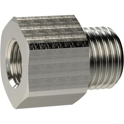 RIEGLER Raccordo riduttore, versione lunga, G 3/4 a., G 1 i., SW 36, ottone nichelato, pressione max. 25 bar Max. 150 °C RIEGLER Raccordo riduttore, versione lunga, G 3/4 a., G 1 i., SW 36, ottone nichelato, pressione max. 25 bar Max. 150 °C
