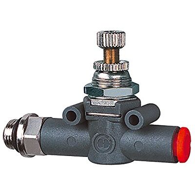 RIEGLER Valvola di ritegno a farfalla su un lato, peso ridotto, G 1/4, Ø 8, 1 pezzo RIEGLER Valvola di ritegno a farfalla su un lato, peso ridotto, G 1/4, Ø 8, 1 pezzo
