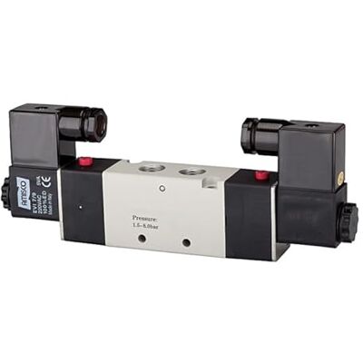 RIEGLER Valvola elettropn a 5/2 direzioni, 4 V, G 1/4, 230 V, 50 Hz, 850 l/min, 1 pezzo RIEGLER Valvola elettropn a 5/2 direzioni, 4 V, G 1/4, 230 V, 50 Hz, 850 l/min, 1 pezzo