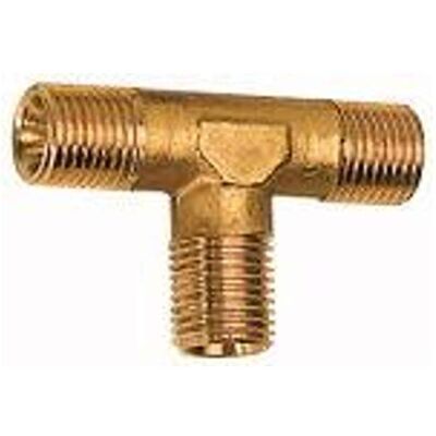 RIEGLER 112714 Raccordo a T, esterno/esterno, R 1/8, AF 10, ottone bianco RIEGLER 112714 Raccordo a T, esterno/esterno, R 1/8, AF 10, ottone bianco