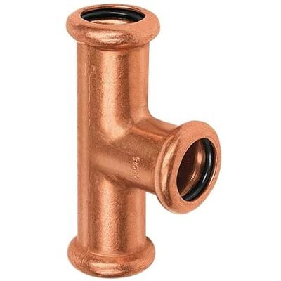 Sanitop-Wingenroth CU-pressf itting rame raccordo a T 5130 22 X 15 X 22, 1 pezzi, Sanitop-Wingenroth CU-pressf itting rame raccordo a T 5130 22 X 15 X 22, 1 pezzi,