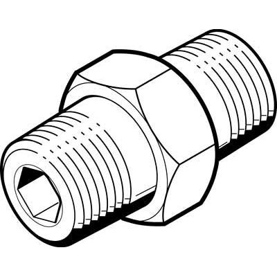 FESTO Nipplo doppio modello ESK-3/8-3/8 FESTO Nipplo doppio modello ESK-3/8-3/8