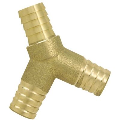 BOUTTE Boutt 2103452 Raccordo a Y in ottone scanalato, per tubi 25 BOUTTE Boutt 2103452 Raccordo a Y in ottone scanalato, per tubi 25