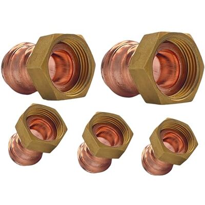Amazinnov -Rame crimpare Raccordo tubo in rame, connettore idraulico per saldatura-Collegamento-Ecron-crimpare-FF28x1___Lotto 5 Amazinnov -Rame crimpare Raccordo tubo in rame, connettore idraulico per saldatura-Collegamento-Ecron-crimpare-FF28x1___Lotto 5