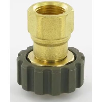 cyclingcolors Connettore Rapido Raccordo Vite per Tubo Idropulitrice Alta Pressione, ottone M21x1,5-3/8" F cyclingcolors Connettore Rapido Raccordo Vite per Tubo Idropulitrice Alta Pressione, ottone M21x1,5-3/8" F