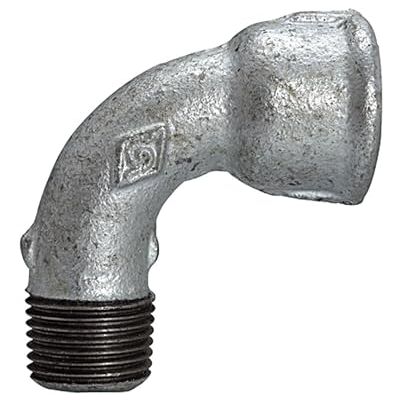RIEGLER Arco 1a, corto, 90°, IG/AG, Rp/R 1 1/2, temperatura di funzionamento da -20 °C a 300 °C, nero temperato, zincato a fuoco, DIN EN 10242 RIEGLER Arco 1a, corto, 90°, IG/AG, Rp/R 1 1/2, temperatura di funzionamento da -20 °C a 300 °C, nero temperato, zincato a fuoco, DIN EN 10242