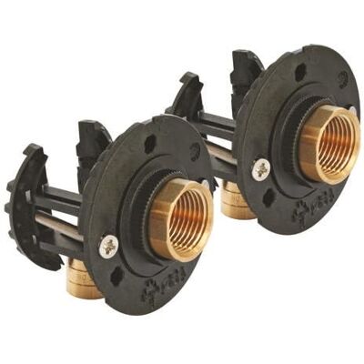 SOMATHERM FOR YOU raccordo di fissaggio impianto doccia o vasca da bagno/doccia tubo PER diametro Ø16 Kit completo di tubo di slittamento F15 / 21 SOMATHERM FOR YOU raccordo di fissaggio impianto doccia o vasca da bagno/doccia tubo PER diametro Ø16 Kit completo di tubo di slittamento F15 / 21