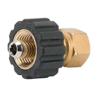 cyclingcolors Connettore Rapido Raccordo Vite per Tubo Idropulitrice Alta Pressione, ottone 2xF 1/2"x1/4 cyclingcolors Connettore Rapido Raccordo Vite per Tubo Idropulitrice Alta Pressione, ottone 2xF 1/2"x1/4