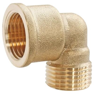 Somatherm for you - Curva in ottone 90° - Maschio Femmina - Raccordo per tubi Somatherm for you - Curva in ottone 90° - Maschio Femmina - Raccordo per tubi
