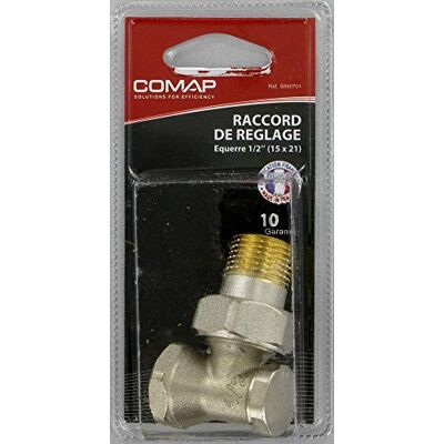 Comap Raccordo di regolazione per isolamento e regolazione Kv staffa 1/2" (15x21) Comap Raccordo di regolazione per isolamento e regolazione Kv staffa 1/2" (15x21)