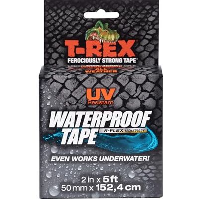 Rex , Nastro adesivo impermeabile, 48 mm x 1,52 cm, con tecnologia R Flex. Un nastro resistente che funziona sott'acqua, sigilla e ripara le perdite, nero Rex , Nastro adesivo impermeabile, 48 mm x 1,52 cm, con tecnologia R Flex. Un nastro resistente che funziona sott'acqua, sigilla e ripara le perdite, nero