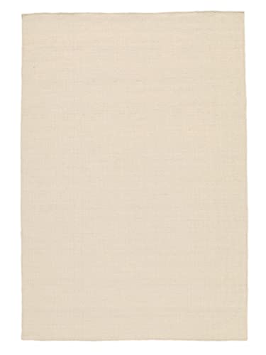 RugVista , Kelim Loom, Tappeto, Pelo Corto, 140 x 200 cm, Rettangolare, Tappeto Moderno Kelim, Lana, Corridoio, Camera Da Letto, Cucina, Soggiorno, Natural, Beige