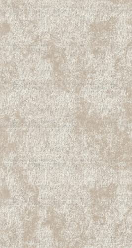 Homemania Tappeto Stampato Beige 1 Per Salotto, Sala, Camera Da Letto, Cameretta Stampa, Moderno, Beige, in Poliestere, Cotone, 100x200 cm