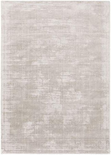 benuta ESSENTIALS Tappeto, Rayon, Grigio Chiaro, 120 x 170 cm