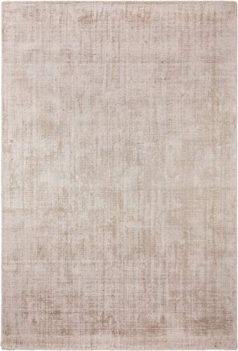 benuta Tappeto in viscosa Ombre, 160 x 230 cm, colore: Beige