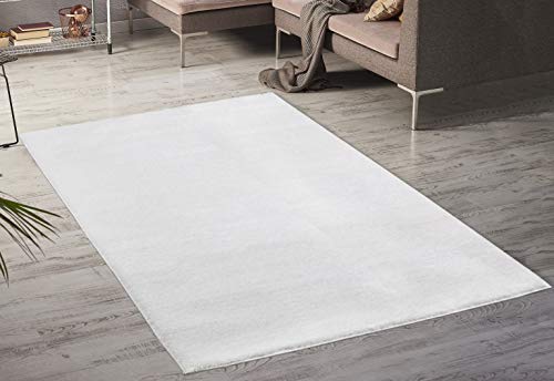 Serdim Rugs Paris Avorio 60x220 Tappeto Parigi Soggiorno Gliiter Shimmer Plain Area, Poliestere, 60x220cm (2'x7'3")