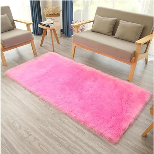 HACSYP Tappeti for soggiorno, morbidi tappeti moderni for interni, tappetini for la casa, for la camera da letto dei bambini (Color : Pink, Size : 60 * 60cm)