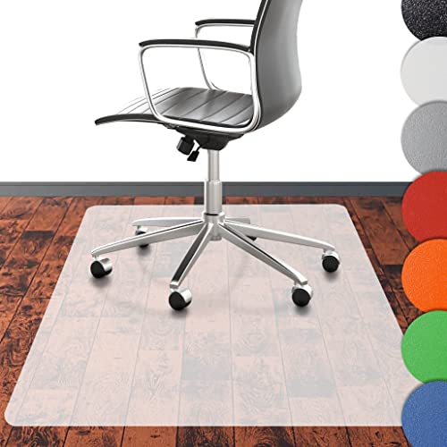 Nova Forma Tappeto salvapavimento MILKY – Tappeto Protettivo Sottosedia 100% PP – Protezione Parquet e Pavimenti Duri – 116x130 cm, bianco latteo