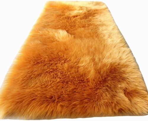 HACSYP Tappeti for soggiorno, morbidi tappeti moderni for interni, tappetini for la casa, for la camera da letto dei bambini (Color : Orange, Size : 80 * 160cm)