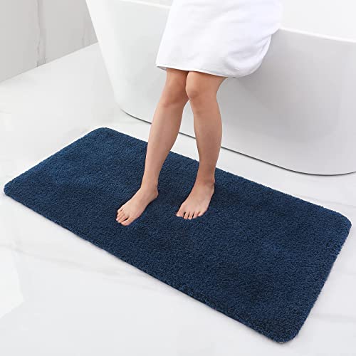 Homaxy zerbino Ingresso casa 60 x 120 cm, Antiscivolo e Essorbente zerbino, Tappeto Entrata Interno Resistente Sporco, Morbido e Lavabile Zerbino da Interni per Interno, blu navy