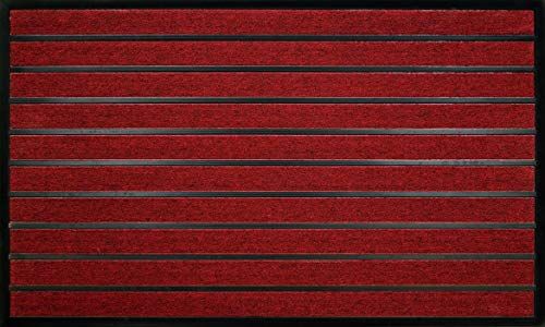 ID MAT ID Opaco Combi' Assorbente, Fibre Sintetiche, Rosso, 90 x 150 x 0,6 cm