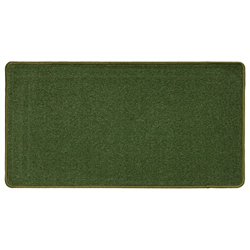 Baroni Home Tappeto Cucina Antiscivolo, Passatoia Decorata Lavabile, 50x100 cm, Verde