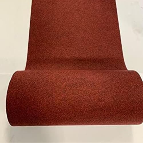 M.Service Srl Decoration Rosso Bordeaux Tappeto Passatoia Antiscivolo Lungo (300x67 cm) Tappetino in Moquette Facilmente Lavabile, Ideale per Passatoia Cucina, Passatoie o Lavello Bagno, Corridoio Made in Italy