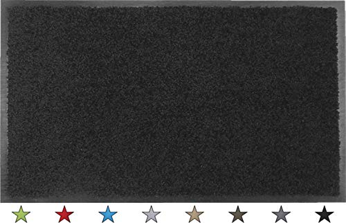 oKu-Tex Eco-Clean Zerbino, 90 x 120 cm, Colore: Nero