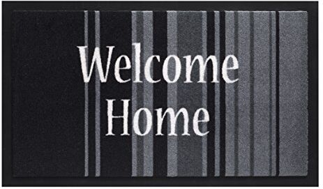 HMT Zerbino Welcome Home Stripes, 45 x 75 cm, 100% Poliammide, Multicolore