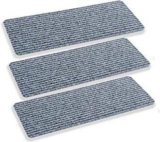 Astra Zerbino interno argento tappetino cattura sporco antiscivolo zerbino 25x60 cm set di 3 idrorepellente zerbino Rib Line resistente antistatico