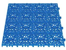 Miltex ruggine, Yoga, 30 x 30 CM, con Pannelli, 1 m², Colore: Blu