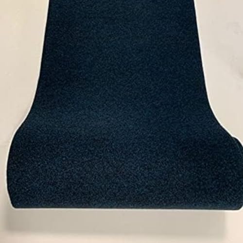 M.Service Srl Decoration Blu Tappeto Passatoia Antiscivolo Lungo (300x67 cm) Tappetino in Moquette Facilmente Lavabile, Ideale per Passatoia Cucina, Passatoie o Lavello Bagno, Corridoio Made in Italy