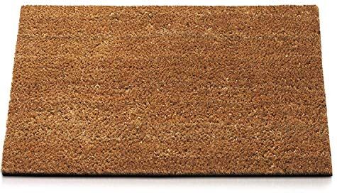 Emmevi Zerbino Cocco Naturale 30x60 cm Retro Gomma Antiscivolo Tappeto Ingresso mod.Cocco su Misura 30X60