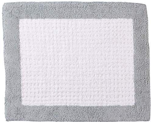 Spirella Tappeto Textil Cripy Silver 55 x 65 1206966, Bianco, Standard