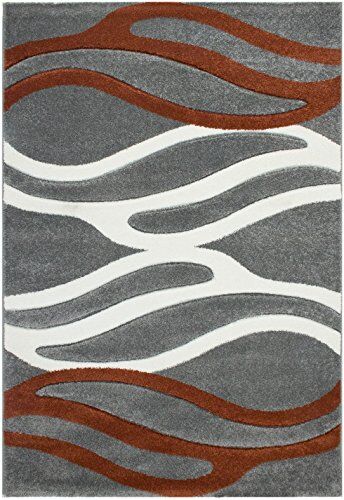 DolceMora Sehrazat Florida-8002 Tappeto, Acrilico, Rame, 170 x 120 x 17 cm