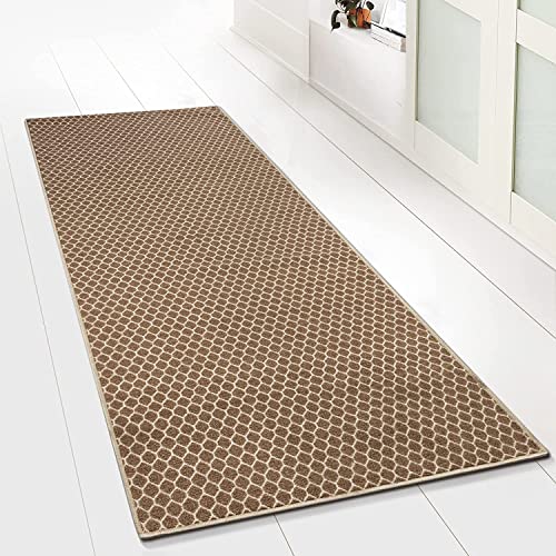 Floordirekt Tappeto passatoia Ennis 80 x 250 cm, per cucina, corridoio e soggiorno, tappeto con passanti sottili, antiscivolo e antistatico, per cucina e corridoio