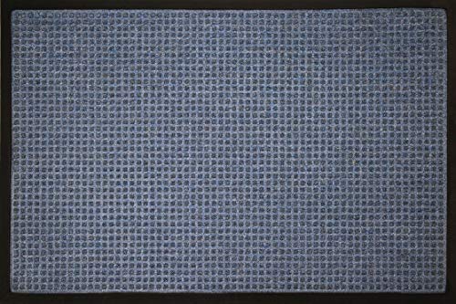 ID MAT ID Opaco 120180 02 Impatto Tappeto Quadrato-Zerbino in Fibra, in Polipropilene/caucciù, 180 x 120 x 1 cm, Blu, 120 x 180 cm