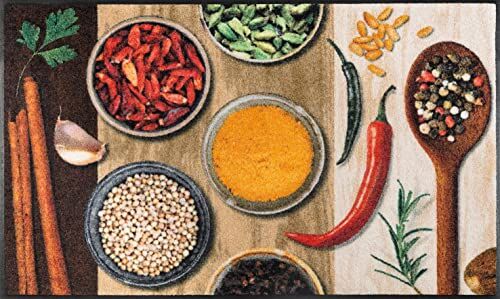 Wash+Dry Wash&Dry Hot Spices Zerbino, Acrilico, Bunt, 75 x 120 x 0.7 cm