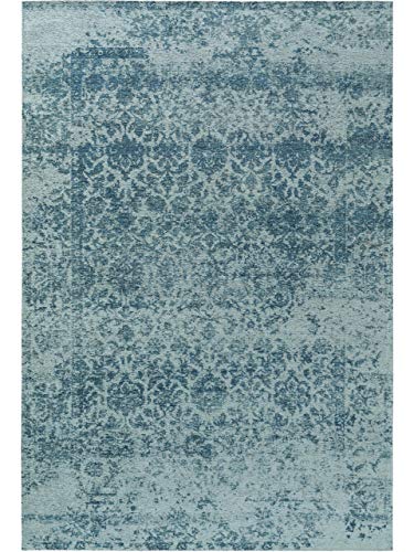 benuta Tappeto, Cotone, Blu, 75 x 165 cm