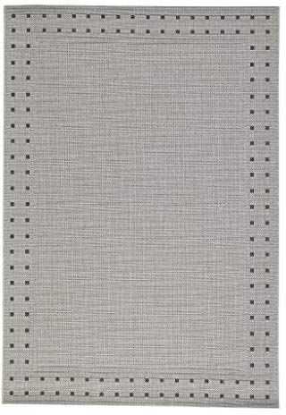 BODENMEISTER Tappeto per interni ed esterni, 80 x 150 cm, colore: Argento chiaro