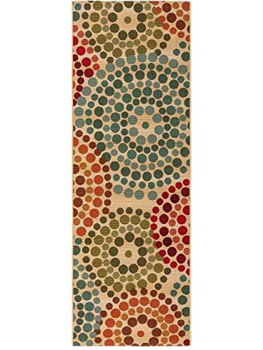 benuta PLUS Tappeto per interni ed esterni Artis Beige/Multicolore, 80 x 250 cm, per balcone e giardino
