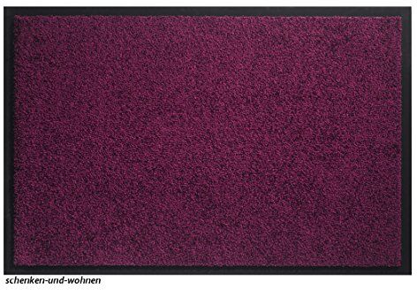 Hamat Tappeto d’Ingresso Twister – Fucsia – 40 x 60 cm – Supporto in Vinile Antiscivolo, Violet, 60 x 80 cm