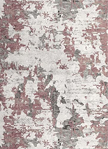 MANI TEXTILE Tappeto, Poliestere, Rosa, 80 x 150 cm