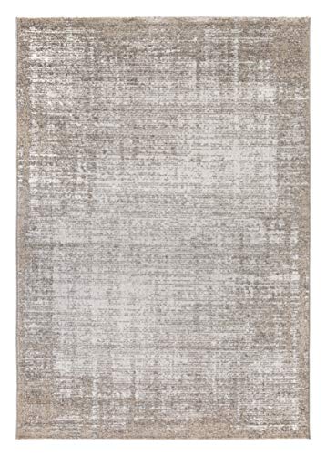 andiamo Tappeto di Design Moderno Campos Beige, Polipropilene, 67 x 140 cm