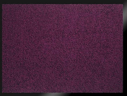 ID MAT Zerbino Mirande Plum, Fibre di nylon su suola in PVC gommato, Viola, 60 x 80 cm