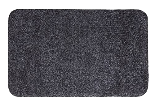 andiamo Zerbino Samson, in cotone lavabile a 30° C, dimensioni: 60 x 100 cm, tinta unita, colore: Antracite