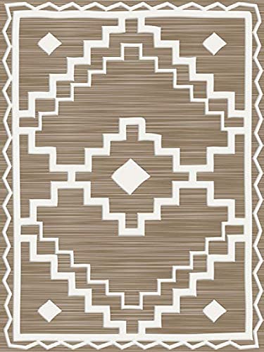 INTEMPORA LES IDEES DECO SONT LA! Tappeto, Polipropilene, Beige e Bianco, 150X200CM